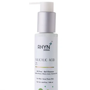 RHYN Derma Salicylic Acid Face Cleanser with 2% Salicylic Acid - 100 ml