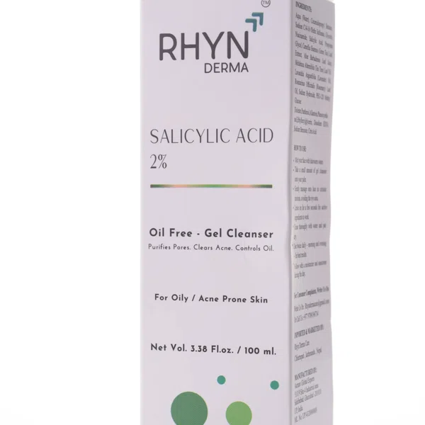 RHYN Derma Salicylic Acid Face Cleanser with 2% Salicylic Acid - 100 ml