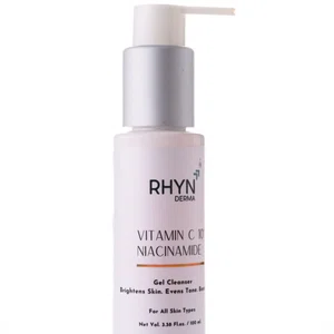 RHYN Derma Vitamin C Face Cleanser with 10% Vitamin C and Niacinamide - 100 ml