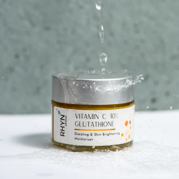 RHYN Derma Vitamin C Moisturizer with 10% Vitamin C and Glutathione - 100 ml