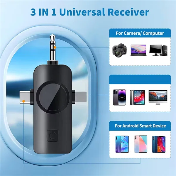 F11-2 Wireless Microphone Hands Free Wireless Microphone Wireless Microphone Connector 3 in 1