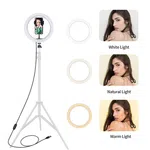 KAZHI New10-inch 26cm Super Bright LED Mobile Phone Live Broadcast Ring Light - Available at AfnoBazar Nepal