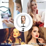 KAZHI New10-inch 26cm Super Bright LED Mobile Phone Live Broadcast Ring Light - Available at AfnoBazar Nepal