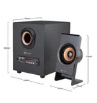 Kisonli C80 USB 2.1 Speaker System - Available at AfnoBazar Nepal
