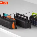 LP V78 Portable Wireless Solar Powered Charging Bluetooth Speaker - Available at AfnoBazar Nepal