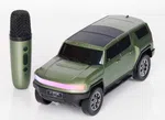 New Off-Road SUV Car Rgb Speaker Karaoke Set with Mic 10W Blue Tooth Speaker for Party Portable Subwoofer Sound System P378 - Available at AfnoBazar Nepal