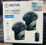 BOYA BY-MW8 Wireless Microphone, 2 Transmitters with Type-C and Lightning Receiver image 2