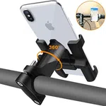 Alloy Phone Holder with 360 Degree Rotating Mount and Claw Grip image 2