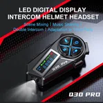 Q30 Pro Helmet Intercom Headphones with Bluetooth 5.4 and Colour Display image 2