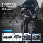Q30 Pro Helmet Intercom Headphones with Bluetooth 5.4 and Colour Display image 3
