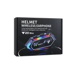 V20 Max Helmet Wireless Earphone with RGB Light and Noise Reduction image 1