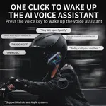 Y10 Helmet Wireless Earphone with RGB Light and Noise Reduction image 3
