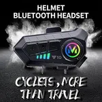 Y10 Helmet Wireless Earphone with RGB Light and Noise Reduction image 1
