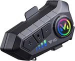 Y10 Helmet Wireless Earphone with RGB Light and Noise Reduction image 2
