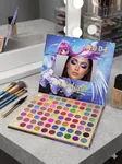 63-Color Nude Eyeshadow Palette with Matte and Shimmer Shades image 1