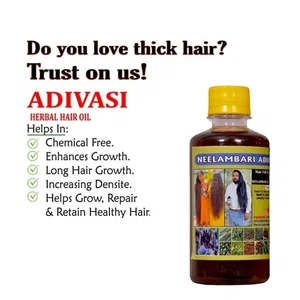 Adivasi Neelambari Herbal Hair Growth Oil, 250ml, with Bhringraj