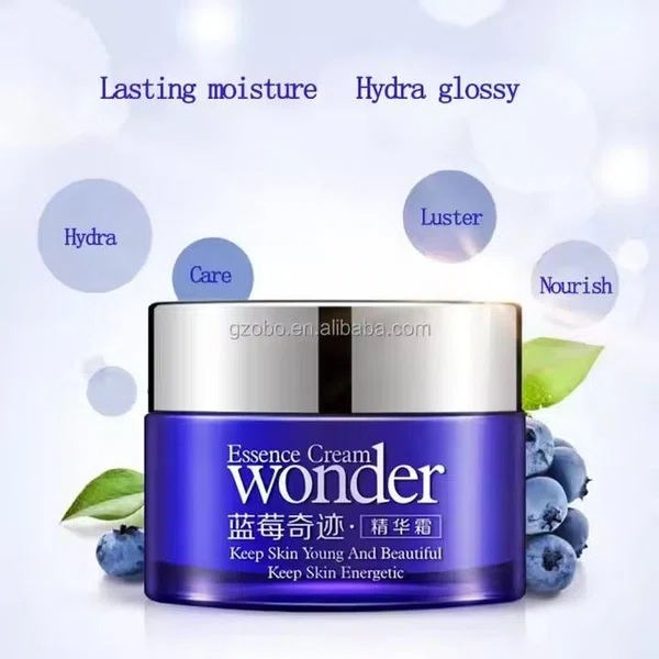 BIOAQUA Blueberry Essence Cream, 50g, with Hyaluronic Acid