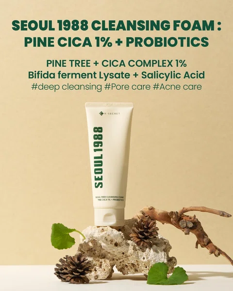 K-SECRET Cleansing Foam, 150ml, with Salicylic Acid and Probiotics - Available at AfnoBazar Nepal