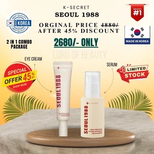 K-SECRET Retinal Face and Eye Care Combo Set - Available at AfnoBazar Nepal