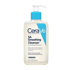 CeraVe SA Smoothing Cleanser, 236ml, Salicylic Acid Face and Body Wash - Available at AfnoBazar Nepal