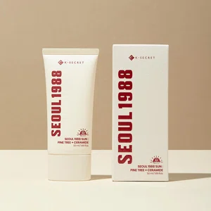 K-SECRET Sunscreen SPF 50+ PA++++, 50ml, Pine Tree and Ceramide Formula - Available at AfnoBazar Nepal