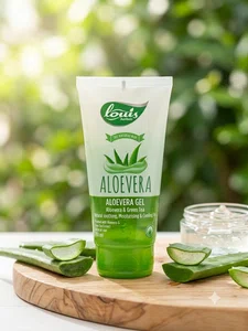 Louis Herbals Aloe Vera Gel, 150ml, with Green Tea Extract - Available at AfnoBazar Nepal