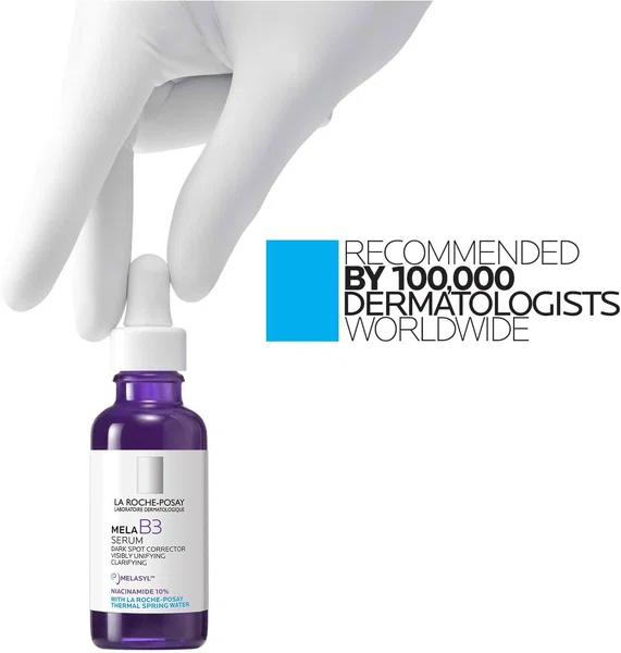 La Roche-Posay Mela B3 Intense Anti-Dark Spot Serum, 30ml, with Melasyl and 10% Niacinamide - Available at AfnoBazar Nepal