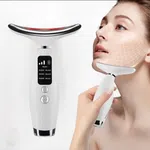 LED Face and Neck Lifting Device with Microcurrent and Photon Therapy - Available at AfnoBazar Nepal