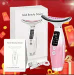 LED Face and Neck Lifting Device with Microcurrent and Photon Therapy - Available at AfnoBazar Nepal