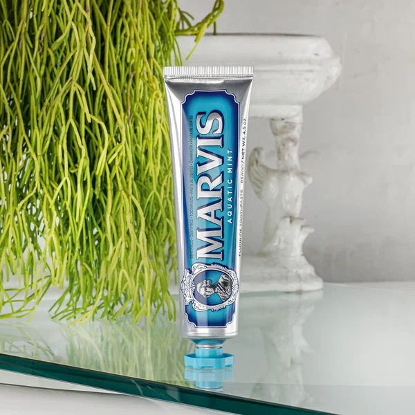 Marvis Aquatic Mint Toothpaste, 85ml - Available at AfnoBazar Nepal