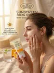 MG Goldline Sunscreen Cream SPF50+++ with Vitamin C Serum, 100ml - Available at AfnoBazar Nepal