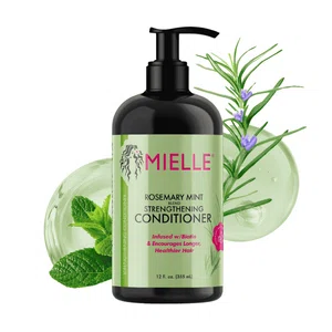 Mielle Rosemary Mint Strengthening Leave-In Conditioner, 355ml, with Biotin - Available at AfnoBazar Nepal