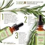 Mielle Organics Rosemary Mint Scalp and Hair Strengthening Oil, 59ml, with Biotin - Available at AfnoBazar Nepal