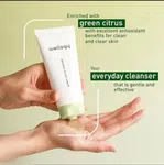 Wellogy Green Citrus Face Wash with Vitamin C and Salicylic Acid - Available at AfnoBazar Nepal