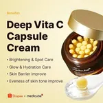 Medicube Deep Vita C Capsule Cream, 55g, with 5% Niacinamide - Available at AfnoBazar Nepal
