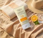 MG Goldline Sunscreen Cream SPF50+++ with Vitamin C Serum, 100ml - Available at AfnoBazar Nepal