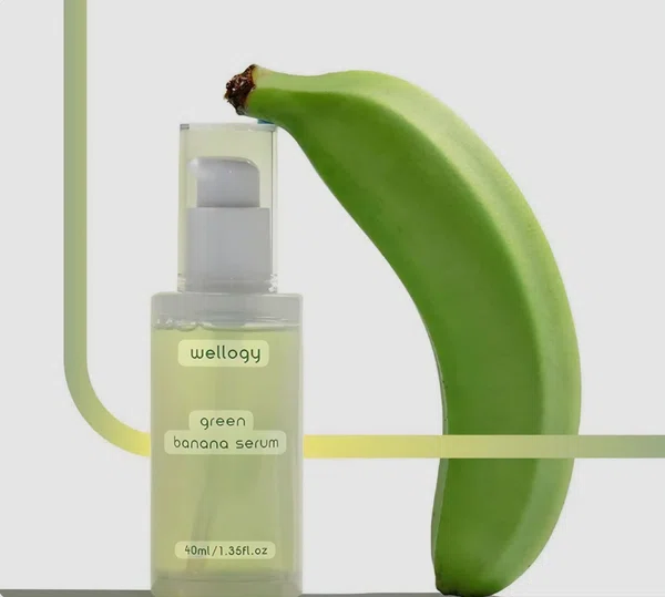 Wellogy Green Banana Serum with Vitamin C and Niacinamide - Available at AfnoBazar Nepal
