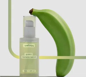 Wellogy Green Banana Serum with Vitamin C and Niacinamide - Available at AfnoBazar Nepal