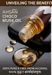 Choco Musk Concentrated Perfume Oil, 6ml Roll-On, Alcohol-Free Attar - Available at AfnoBazar Nepal