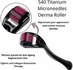 Derma Roller 0.5mm Microneedling Roller for Face, Hair and Beard - Available at AfnoBazar Nepal