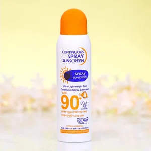Continuous Spray Sunscreen SPF 90, Broad Spectrum, 230ml - Available at AfnoBazar Nepal