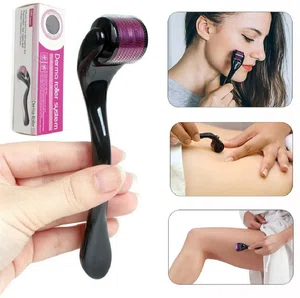 Derma Roller 0.5mm Microneedling Roller for Face, Hair and Beard - Available at AfnoBazar Nepal