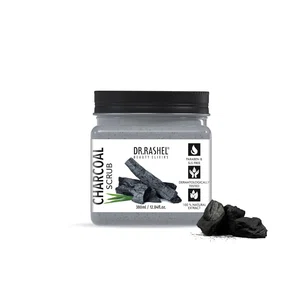 DR RASHEL Charcoal Scrub, 380ml, Face and Body Scrub - Available at AfnoBazar Nepal