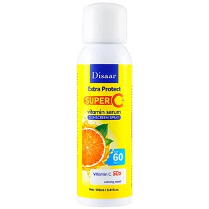DISAAR BEAUTY Vitamin C Sunscreen Spray SPF 60 PA+++, 160ml - Available at AfnoBazar Nepal