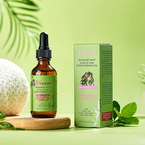 Disaar Rosemary Mint Scalp and Hair Strengthening Oil, 60ml, with Biotin - Available at AfnoBazar Nepal