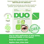 DUO Brush-On Clear Lash Glue, 2 Pack, Latex-Free with Vitamins A, C and E - Available at AfnoBazar Nepal