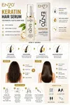 Enzo Professional Keratin Hair Serum, 50ml, Anti-Frizz and Heat Protection - Available at AfnoBazar Nepal