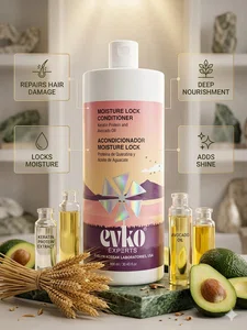 EVKO Moisture Lock Conditioner with Keratin Protein and Avocado Oil, 900ml - Available at AfnoBazar Nepal