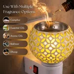 Glass Electric Kapoor Dani Diffuser, Model M06, with Auto Cut-Off - Available at AfnoBazar Nepal