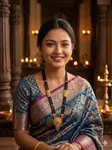 Gold Plated Mangalsutra with Black Beads - Available at AfnoBazar Nepal